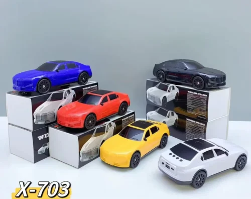 X-703 Bluetooth, USB, TF Card & FM Radio Supported Car Shape Wireless Speaker